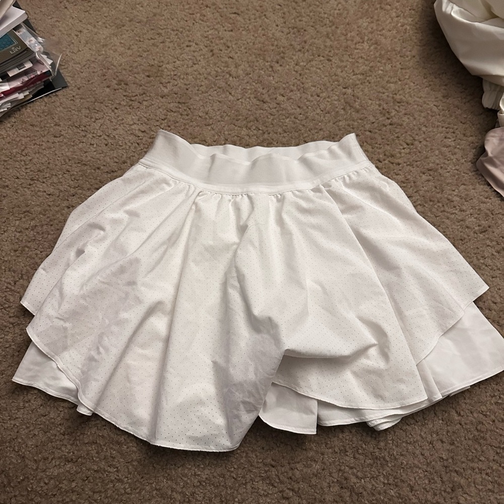 lululemon athletica White Layered Tennis Skirt